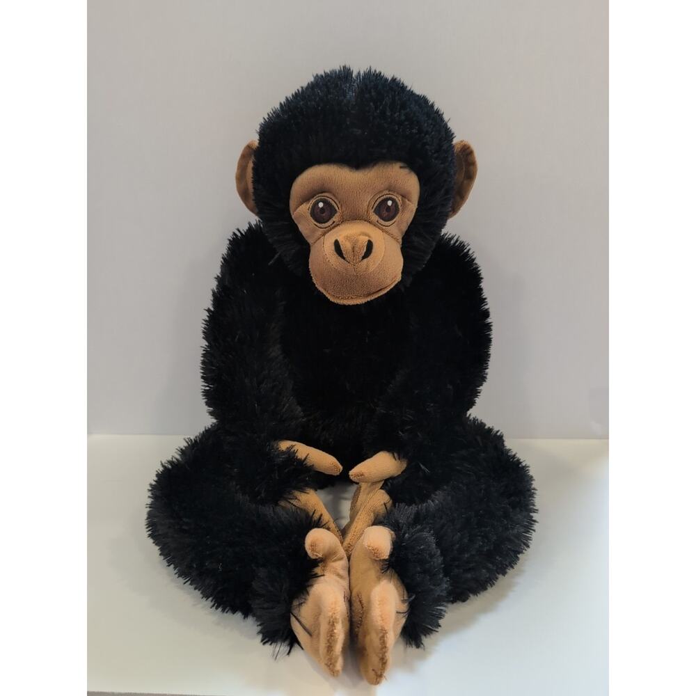 IKEA Chimpanzee Plush Stuffed Animal Realistic Monkey 20” Soft Toy Brown & Black